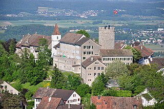 Regensberg Castle Building in Regensberg, Switzerland