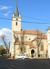 Lutheran church in Reghin