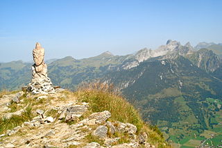 Rinderberg mountain in Switzerland