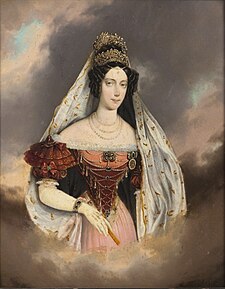 Královna Marie Anna, obraz neznámého autora.
