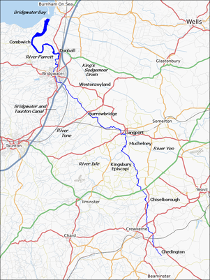 Fluss Parrett map.png