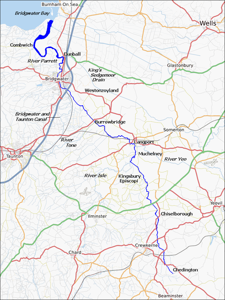 File:River Parrett map.png