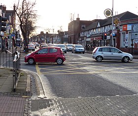 Melton Road in the Belgrave area Road junction along Melton Road in Leicester - geograph.org.uk - 3787304.jpg