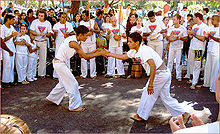 Capoeira at Brique da Redencao. Roda de capoeira1.jpg