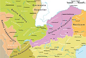Roemische Provinzen Alpenraum ca 14 n Chr.jpg