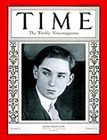 Roger Wolfe Kahn on the cover of TIME magazine (September 19, 1927, America's first teen idol. ) Roger Wolfe Kahn on the cover of Time magazine (September 19, 1927).jpg