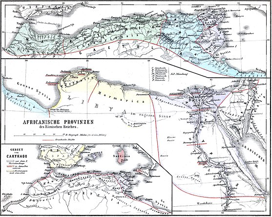 Северная Африка во времена Римской империи.