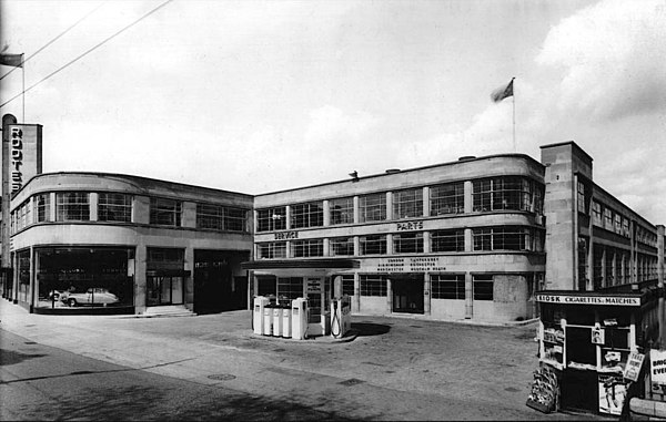 The Rootes Maidstone on Mill Street, Rootes' factory building c. 1948