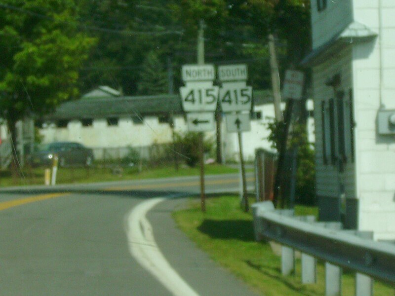 File:Route 415 at the intersection with Route 1415.jpg