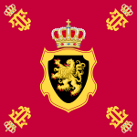 Royal Standard Ratu Fabiola dari Belgia (1960-2014).svg