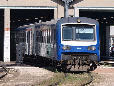 Steuerwagen XR 8778 in Dijon, Farbgebung „TER 1998“