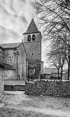 Saint Beauzyl church in Saint-Beauzely