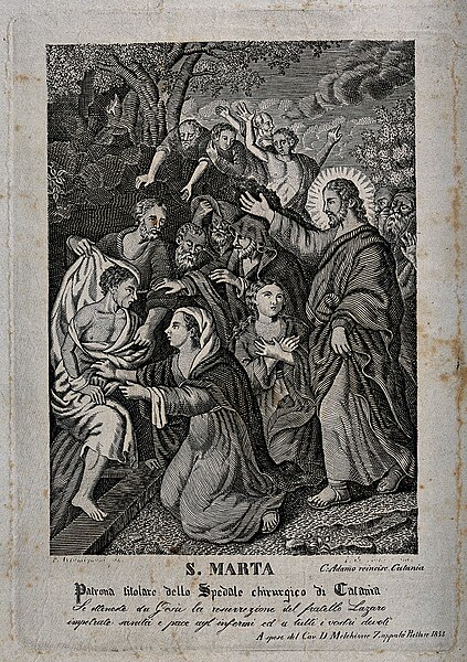 File:Saint Marta. Engraving. Wellcome V0032609.jpg