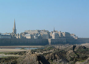 Panorama över Saint-Malo