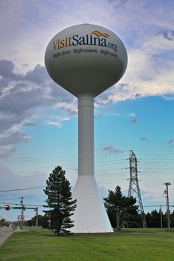 Salina water tower (2013)