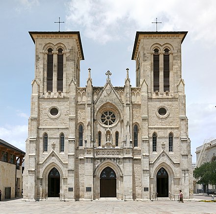 San Fernando Cathedral is the see of the Roman Catholic Archdiocese of San Antonio