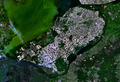 Satellittbilde av Flevopolder, provinsens sørlige del