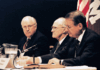 Brent Scowcroft (center) with Dick Cheney and William Webster