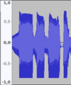 Audacity: bad curves recorder (clip) (cattive curve di registrazione)