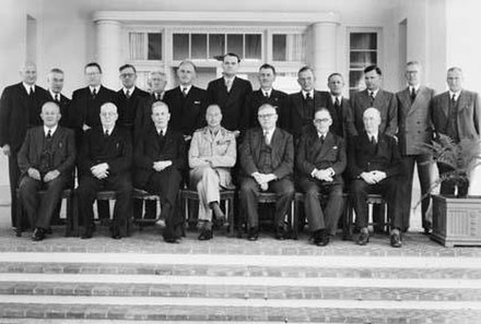 Group photo of the Second Chifley ministry.