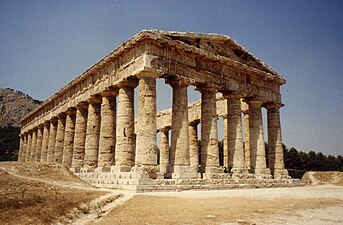 Le temple de Ségeste.