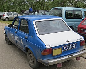 Скала полицијско возило