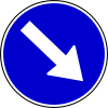 Keep right