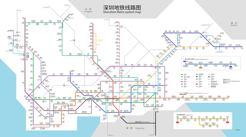 File:Shenzhen Metro (Rapid Transit) System Map.png