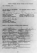 北マリアナ諸島のコモンウェルス盟約の署名