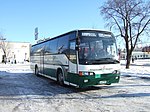 Skärgårdsvägens buss i vintermiljö