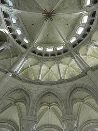 Voûte de l'abside du croisillon sud.