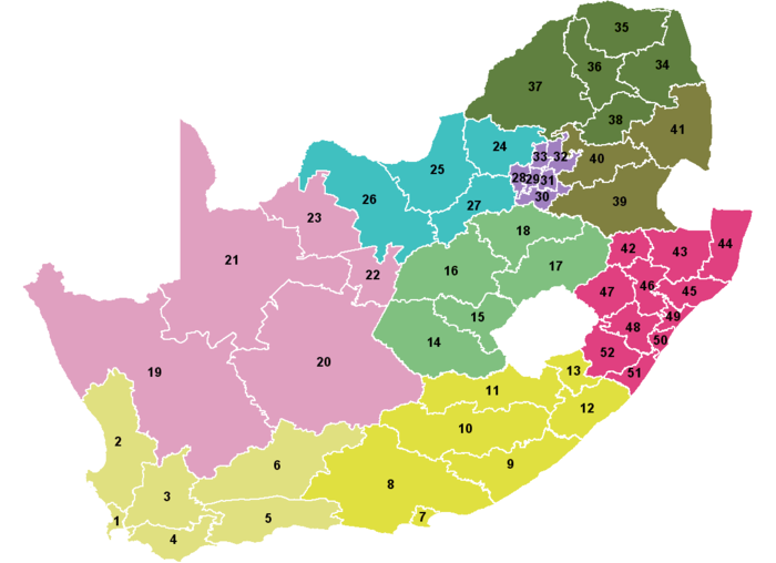 Dystrykty Południowej Afryki