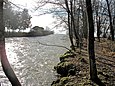 Mündung der Aubonne in den Genfersee