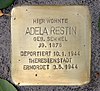 Stolperstein Düppelstr 30 (Stegl) Adela Restin.jpg