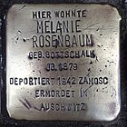 Stolperstein für Melanie Rosenbaum