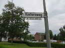 Street sign Kiefernweg (Flensburg), picture 001.JPG