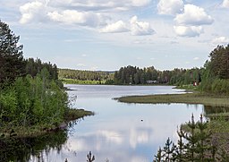 Sjön Strupen - vy mot väster.