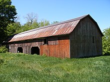 North Manitou Island: Swenson's Barn on the western side of the island