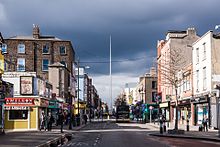 A 2017 view of Talbot Street where a further 14 people died Talbot Street, Dublin ( DSC6340).jpg