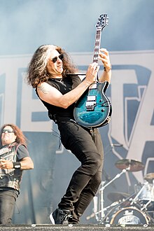 Skolnick performing with Testament at Wacken, Germany in 2019