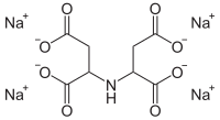 Structure of tetrasodium iminodisuccinate