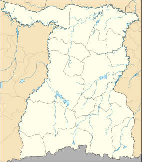 Map showing the location of เขตรักษาพันธุ์สัตว์ป่า ห้วยทับทัน-ห้วยสำราญ