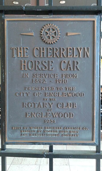 File:The Cherrelyn Horse Car plaque.jpg