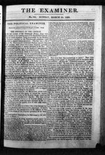 Thumbnail for File:The Examiner 1823-03-23- Iss 791 (IA sim examiner-a-weekly-paper-on-politics-literature-music 1823-03-23 791).pdf