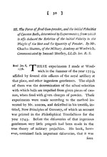 Thumbnail for File:The Force of Fired Gun-Powder, and the Initial Velocities of Cannon Balls, Determined by Experiments; From Which is Also Deduced the Relation of the Initial Velocity to the Weight of the Shot and (IA jstor-106313).pdf