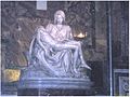 The Pieta in the entry way of St Peters Basilica in the Vatican by Michelangelo - panoramio.jpg