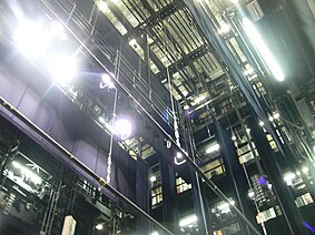 Fly loft of the Theater Bielefeld in Germany Theater Bielefeld Schnurboden.jpg