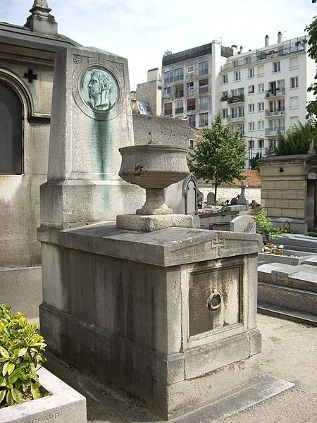 File:Tombe Pierre Zimmerman (1), Cimetière d'Auteuil, Paris.jpg