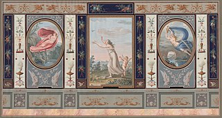Elaborate Wall Decoration with Endymion and Hebe