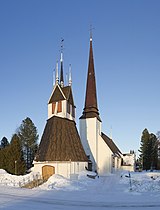 Tornio block-pillar church, 1686.